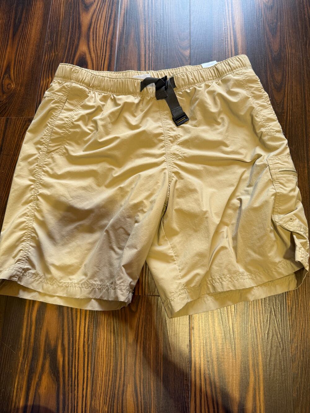 Columbia Men’s Cargo Style Pull On Belted Swim Trunks Size L